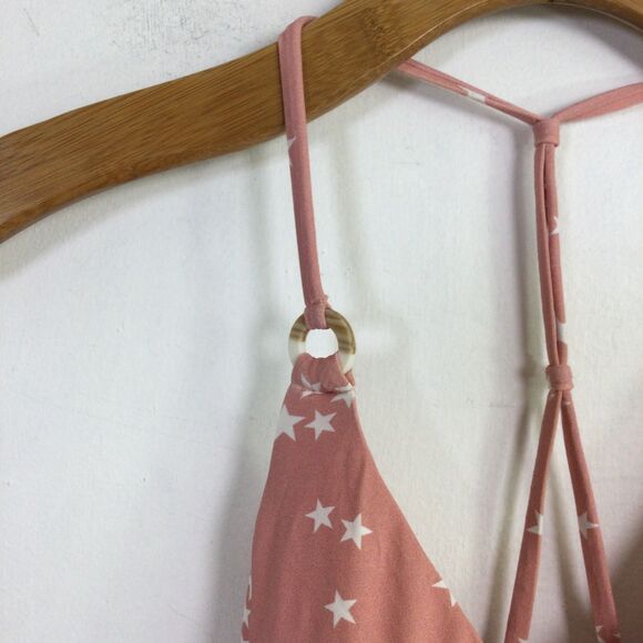 Wet Womens Aria One Piece Swimsuit Open Back Monokini Rose Stars Size S NWT - Picture 10 of 16